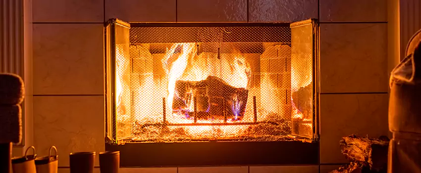 Mendota Hearth Landscape Fireplace Installation in Burlington, Ontario