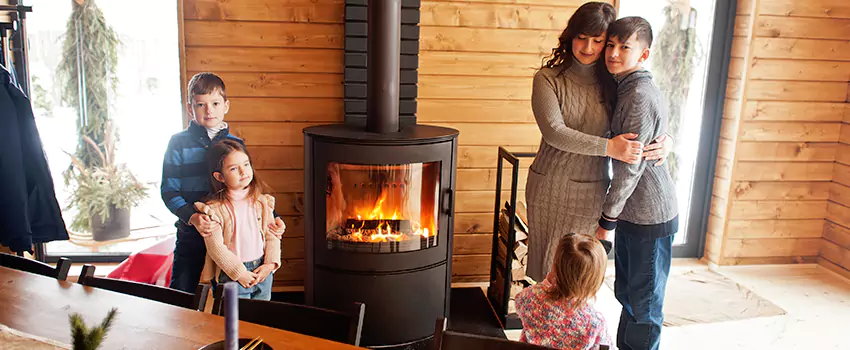 Morso Cast Iron Fireplace Insert Installation in Burlington, Ontario