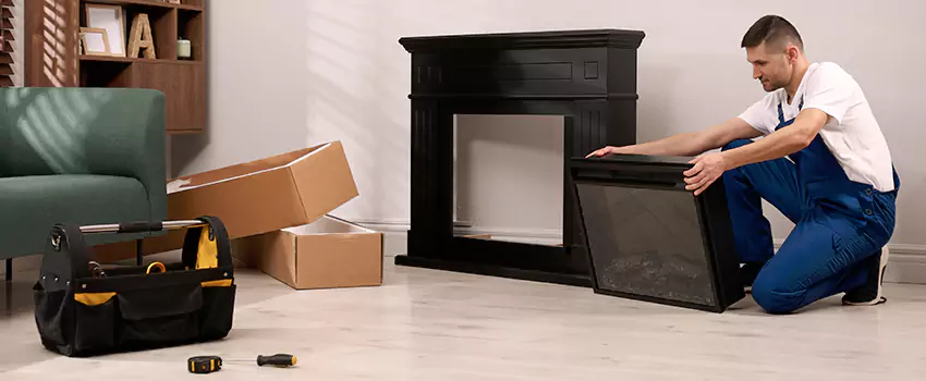 Old Rusted Metal Fireplace Repair And Replacement in Burlington, ON