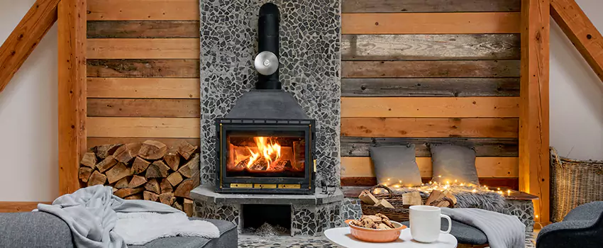 Thelin Hearth Products Direct Vent Gas Stove Fireplace Inspection in Burlington, Ontario