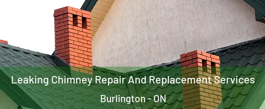  Leaking Chimney Repair And Replacement Services Burlington - ON